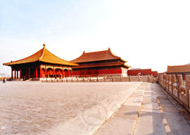 Hall of Central Harmony of Forbidden City in Beijing
